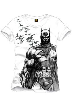 Batman T-Shirt Bats white Size M CODI