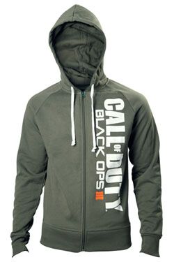 Call of Duty Black Ops III Hooded Sweater Navy Green Logo Size S Bioworld