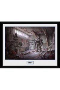 Fallout Framed Poster Red Rocket Interior 30 x 40 cm