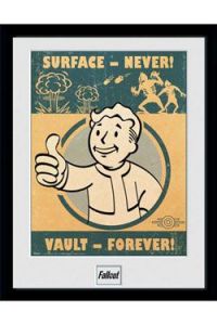 Fallout Framed Poster Vault Forever 45 x 34 cm