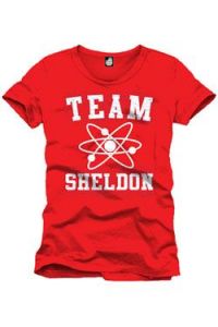The Big Bang Theory T-Shirt Team Sheldon red Size L