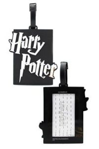 Harry Potter Rubber Luggage Tag Logo