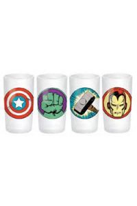 Marvel Comics Shotglass 4-Pack
