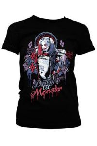 Suicide Squad Ladies T-Shirt Harley Quinn Size L