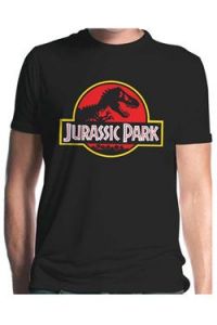 Jurassic Park T-Shirt Classic Logo Size L Indiego