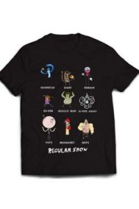 Regular Show T-Shirt Cast Size L