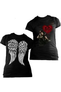 The Walking Dead Ladies T-Shirt Daryl Dixon Love Size L