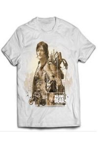 Walking Dead T-Shirt Daryl Montage Size XL