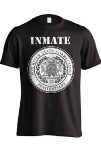 Prison Break T-Shirt Fox River Inmate Black Size L
