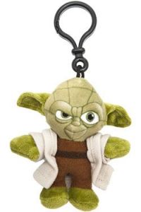 Star Wars Episode VII Plush Keychain Yoda 8 cm