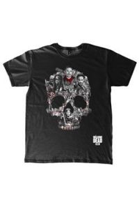 The Walking Dead T-Shirt Skull Montage Size L