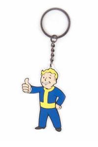 Fallout 4 Rubber Keychain Vault Boy Approves