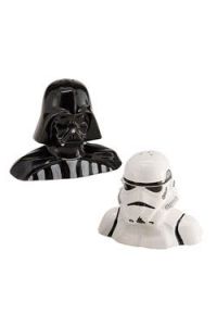 Star Wars Salt and Pepper Pots Darth Vader and Stormtrooper