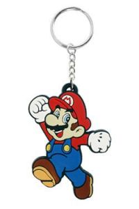 Super Mario Bros. Rubber Keychain Mario 7 cm
