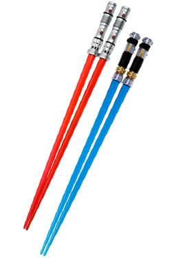 Star Wars Chopstick Darth Maul & Obi-Wan Kenobi Lightsaber Chopstick Battle 2-Set Kotobukiya