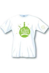 The Little Prince Ladies T-Shirt Green Logo Size S