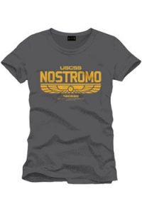 Alien T-Shirt Nostromo Logo Size XL