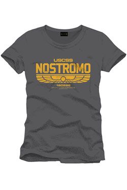 Alien T-Shirt Nostromo Logo Size XL Cotton Division