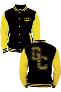 Batman Baseball Varsity Jacket Gotham City  Size XL