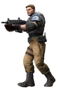 Gears of War 4 Color Tops Action Figure JD Fenix 18 cm