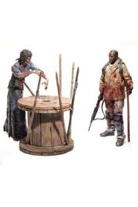 The Walking Dead TV Version Deluxe Box Action Figures 2-Pack Morgan & Walker 13 cm Serie 8