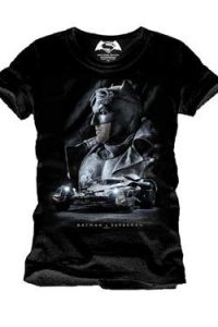 Batman v Superman Dawn of Justice T-Shirt Batman Face Size L