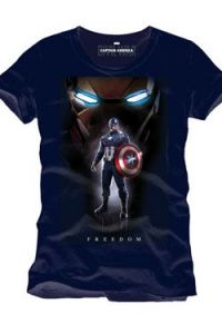 Captain America Civil War T-Shirt Freedom Size M