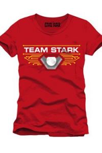 Captain America Civil War T-Shirt Team Stark Size L