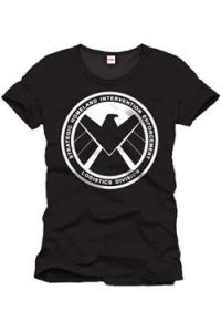 Captain America T-Shirt Shield Emblem Size M Cotton Division