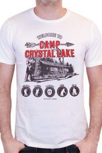 Friday the 13th T-Shirt Camp Crystal Lake White Size M