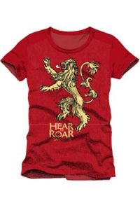 Game of Thrones T-Shirt Lannister Hear Me Roar Size XL CODI
