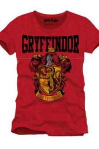 Harry Potter T-Shirt Gryffindor Crest Size S Cotton Division