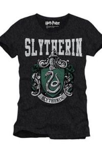 Harry Potter T-Shirt Slytherin Crest Size M Cotton Division
