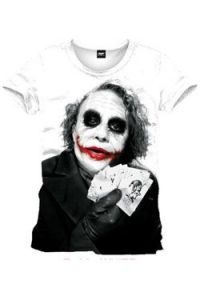 Batman T-Shirt Joker Poker Size XL Cotton Division
