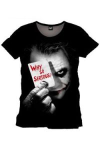 Batman T-Shirt Why So Serious Size XL