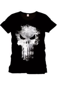 Punisher T-Shirt Distress Skull Size L