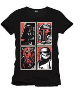 Star Wars T-Shirt Bad Faces Size L