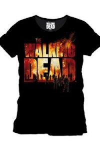 Walking Dead T-Shirt Burning Logo Size L
