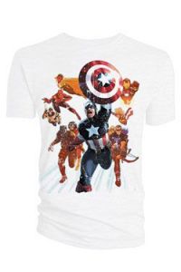 Marvel Comics T-Shirt Avengers Cover Size L Titan Merchandise