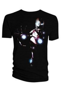 Marvel Comics T-Shirt Iron Man In Shadow Size S