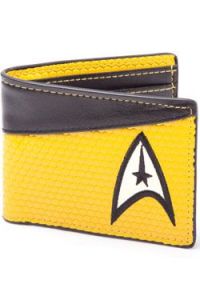 Star Trek Wallet Bifold Command Logo Yellow Difuzed