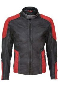 Suicide Squad Leather Jacket Deadshot Black/Red Size S