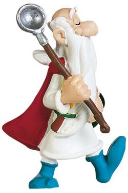 Asterix Figure Getafix with the pot 8 cm Plastoy