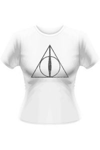 Harry Potter Ladies T-Shirt Deathly Hallows Size M