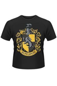 Harry Potter T-Shirt Hufflepuff Crest Size L PHD Merchandise