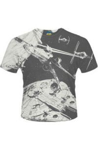 Star Wars T-Shirt Space Battle Size M