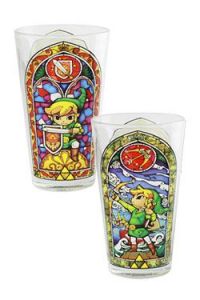 Legend of Zelda Wind Waker Pint Glass Link