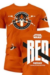 Star Wars Episode VII T-Shirt RED Squad Size L
