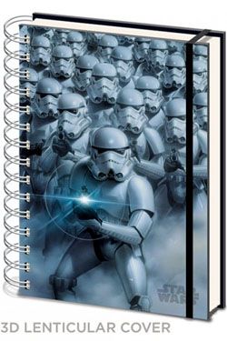 Star Wars Notebook A5 3D Stormtroopers Pyramid International
