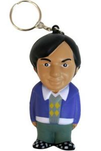 The Big Bang Theory Key-Chain with Anti-Stress Figure Rajesh 8 cm SD Toys